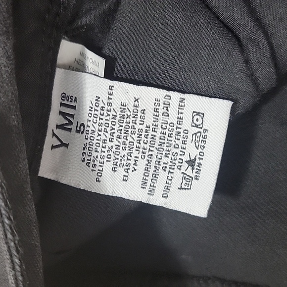 YMI Flex, Size 5, Faded Black Stretch Skinny Jeans. Excellent Used Condition - Picture 3 of 11